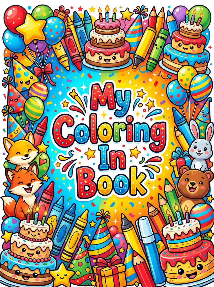 Finished digital coloring book preview